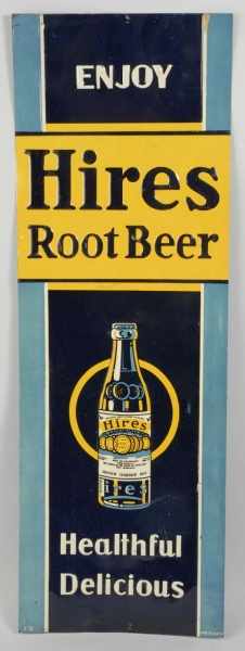 Appraisal: Tin Hires Root Beer Sign Description Depicts an early bottle