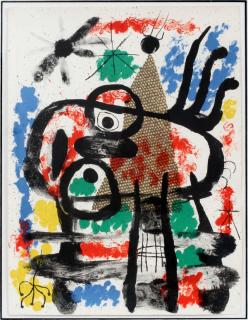 Appraisal: JOAN MIRO LITHOGRAPH ON PAPER JOAN MIRO SPANISH - LITHOGRAPH