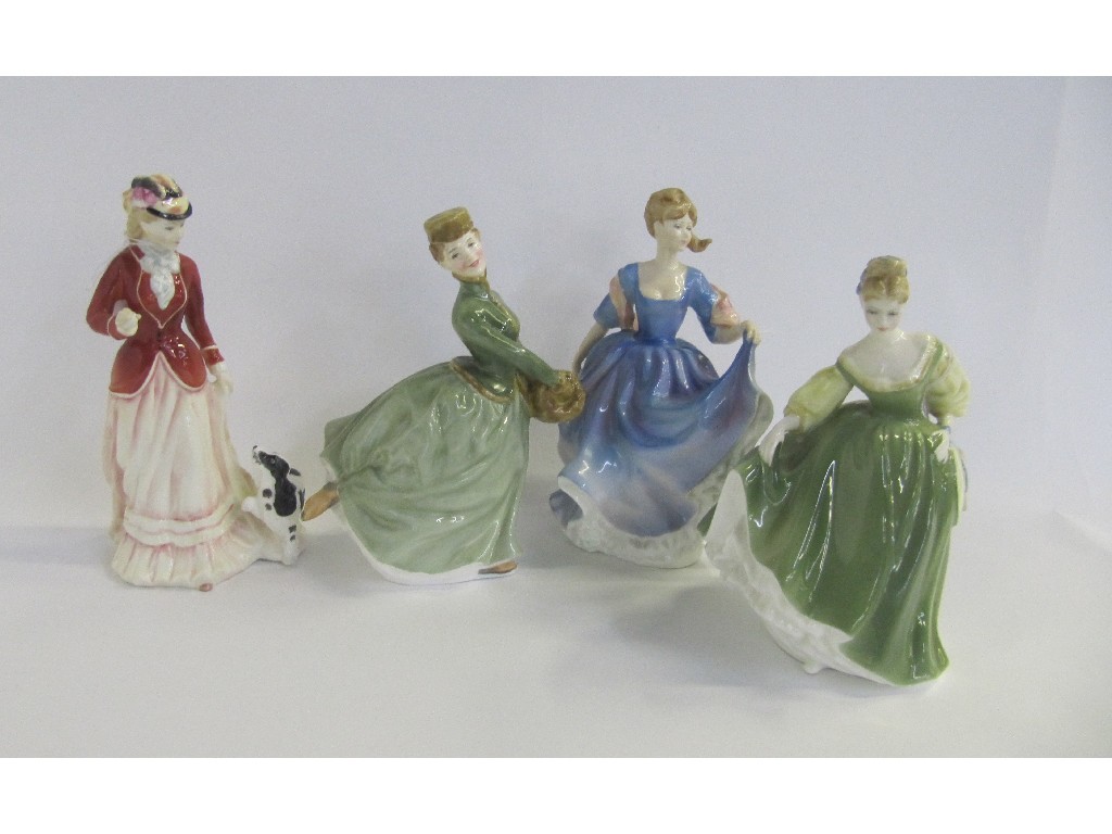 Appraisal: Four Doulton ladies including Elizabeth HN Fair Lady HN Sarah