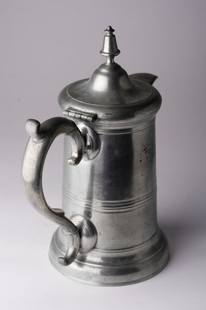 Appraisal: PEWTER FLAGON WILLIAM SELLEW - ENOS - OSMON - Cincinnati