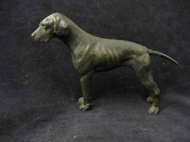 Appraisal: Bronzed Statue of a Dog deco era ''