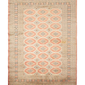 Appraisal: A Bokhara Design Wool Rug th Century feet inch x