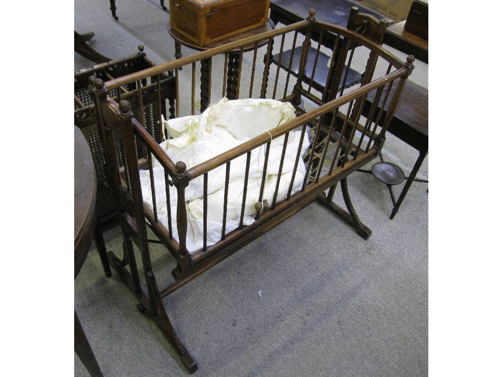 Appraisal: Victorian child's cradle