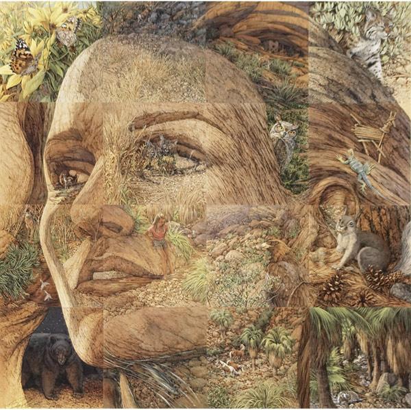 Appraisal: BEV DOOLITTLE American th C The Earth is My Mother