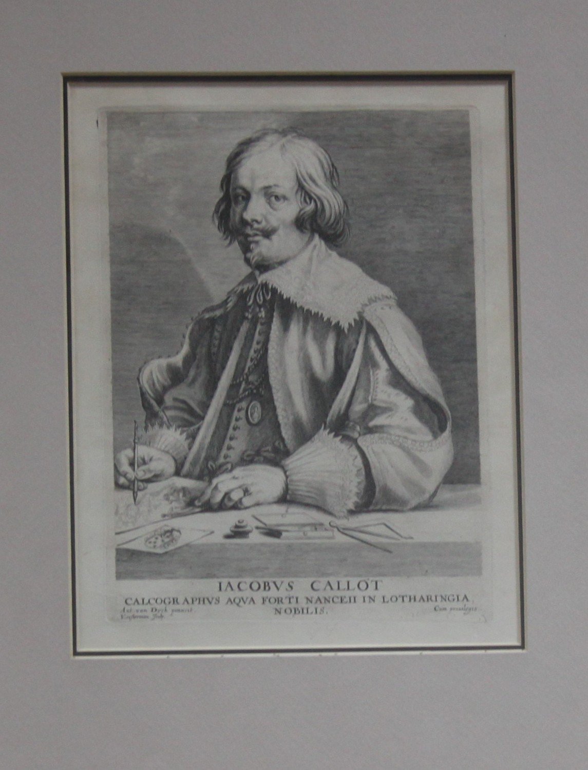 Appraisal: Lucas Vorsterman - The Etcher Jacobus Callot Hollstein v etching