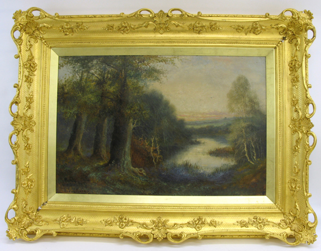 Appraisal: HENRY MORGAN OIL ON CANVAS British th th century Summer