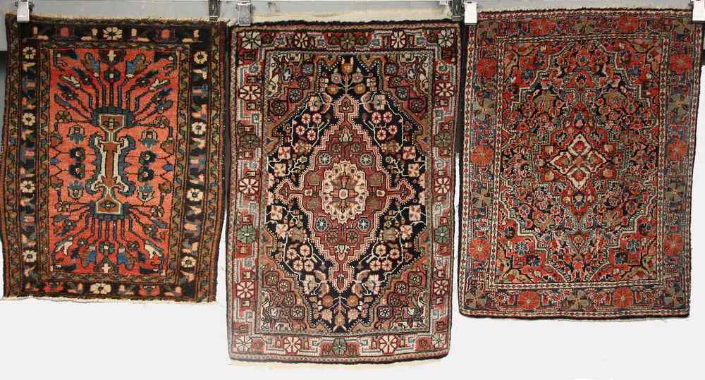 Appraisal: ANTIQUE SAROUK AREA RUGS - ' '' X ' ''