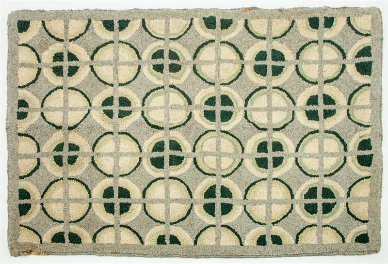 Appraisal: American Hooked Rug Circa x in From the Collection of