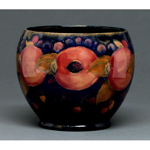 Appraisal: A Moorcroft Pomegranate jardiniere c -c cm h More Information