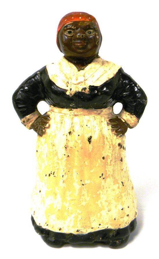 Appraisal: Hubley Aunt Jemima doorstop cast iron catalogue no full figure