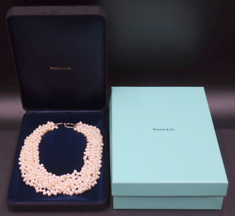 Appraisal: JEWELRY Paloma Picasso for Tiffany Co Pearl Necklace Paloma Picasso