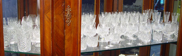 Appraisal: PIECE WATERFORD ''ALANA'' CRYSTAL SUITE To include water goblets brandy