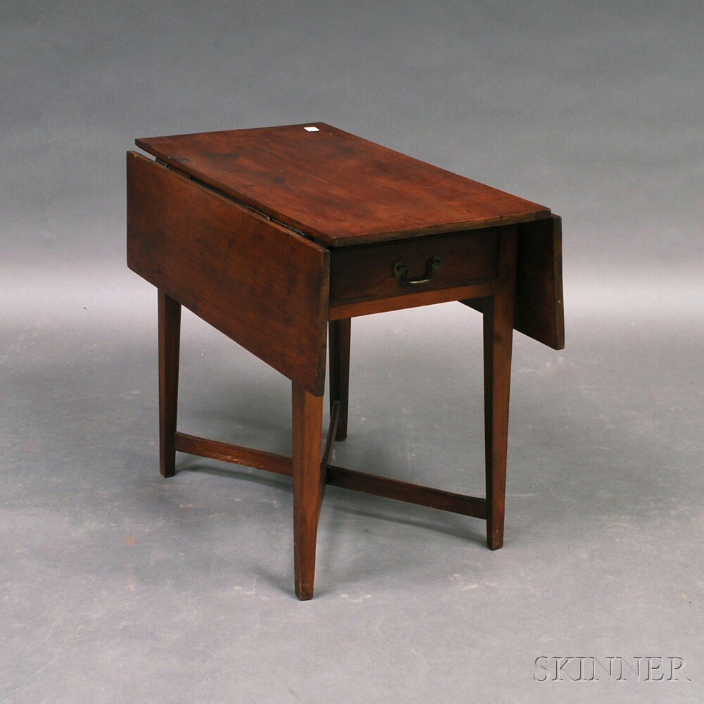 Appraisal: Federal Cherry Pembroke Table New England th th century with