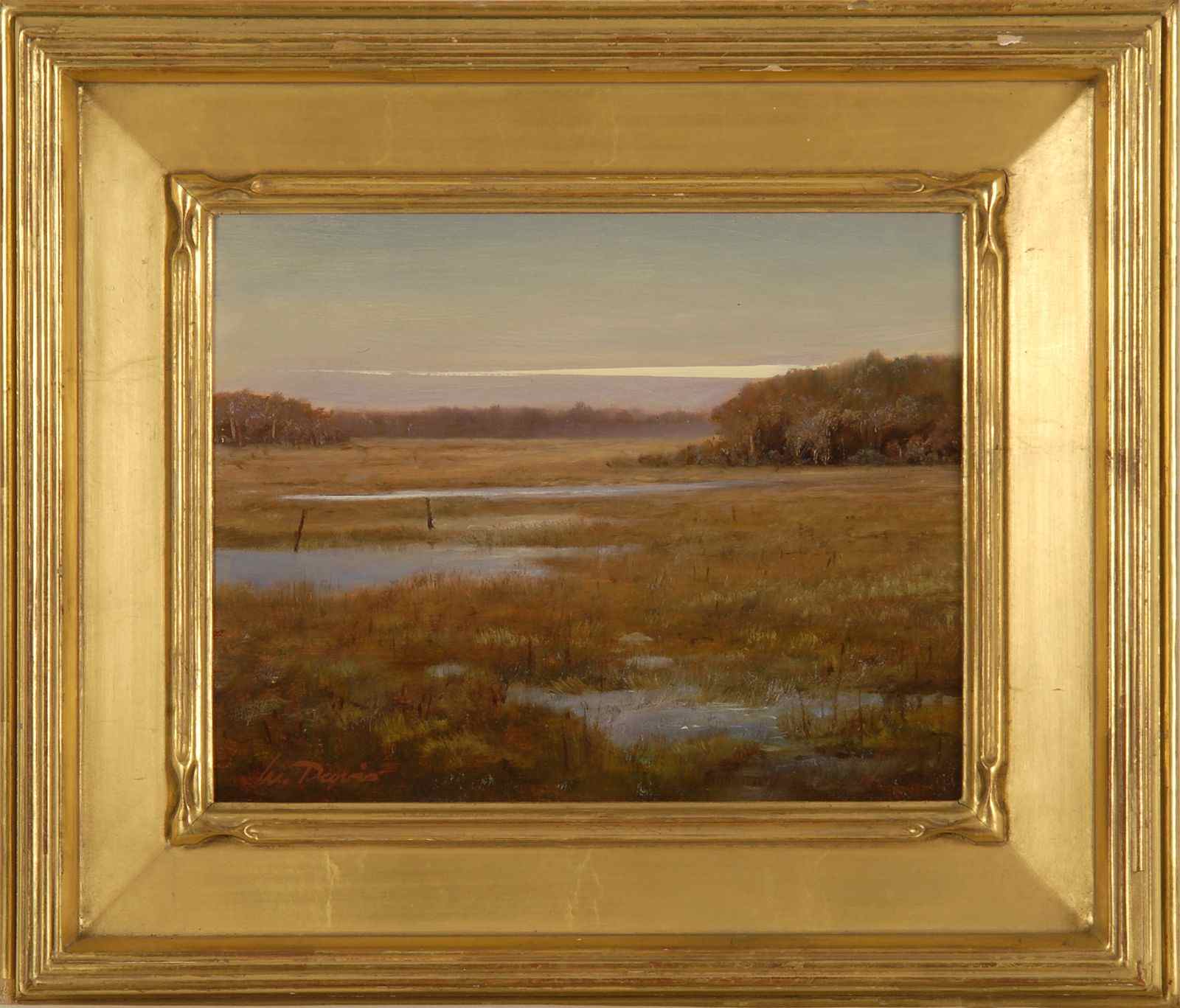 Appraisal: WILLIAM R DAVISAmerican b Bell's Neck Marsh Harwich MA'' Signed