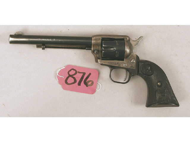 Appraisal: Colt Peacemaker cal sn L Revolver retains - original blue