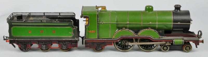 Appraisal: Handpainted Bing Gauge Steam Engine Tender Description German British outline