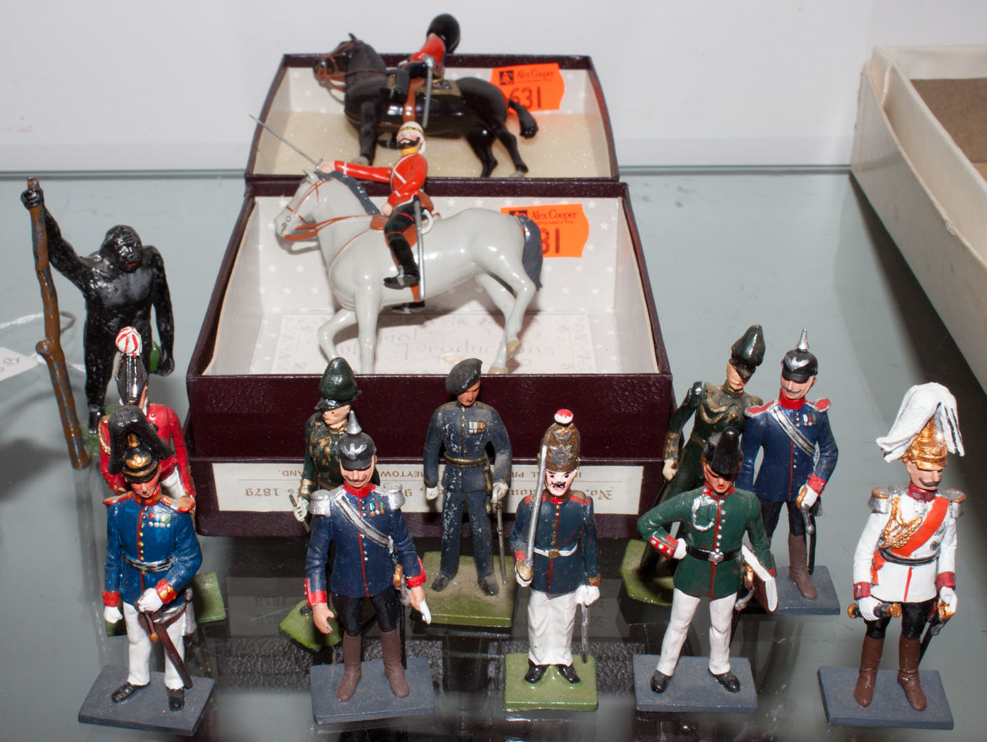 Appraisal: assorted painted lead figures including military officers from various historical