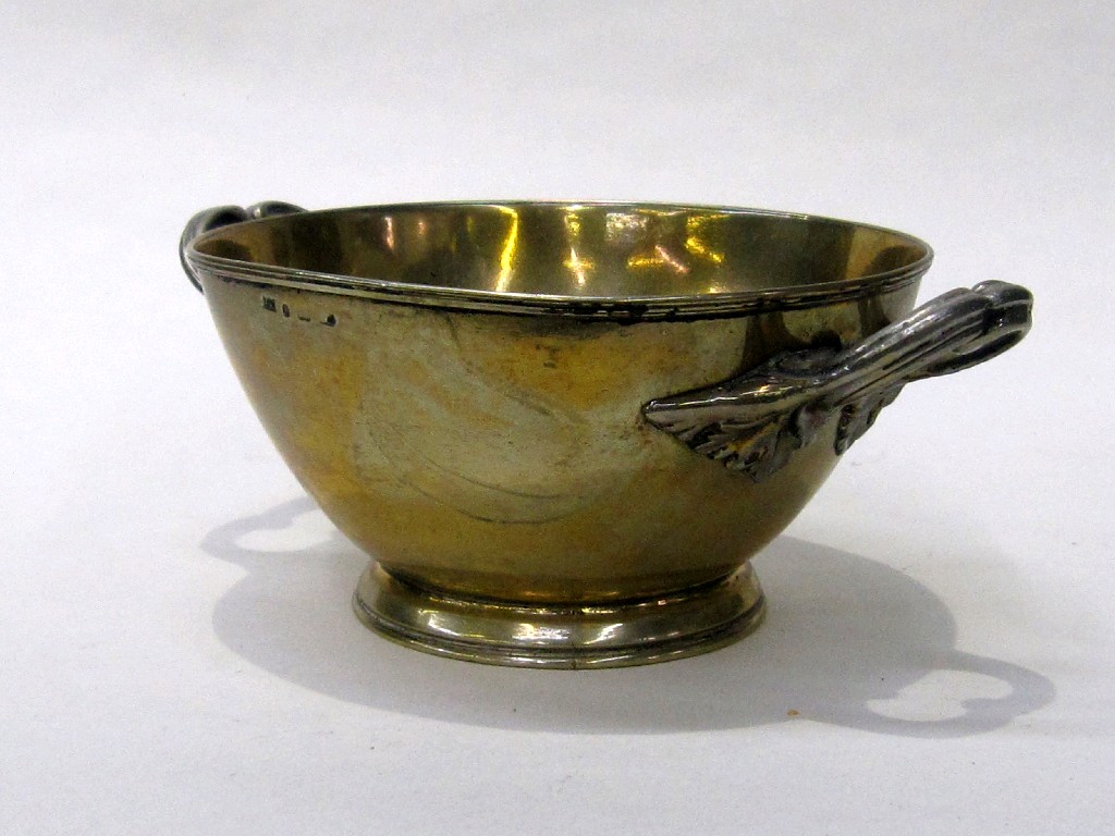 Appraisal: E P N S double handled bowl not Silver