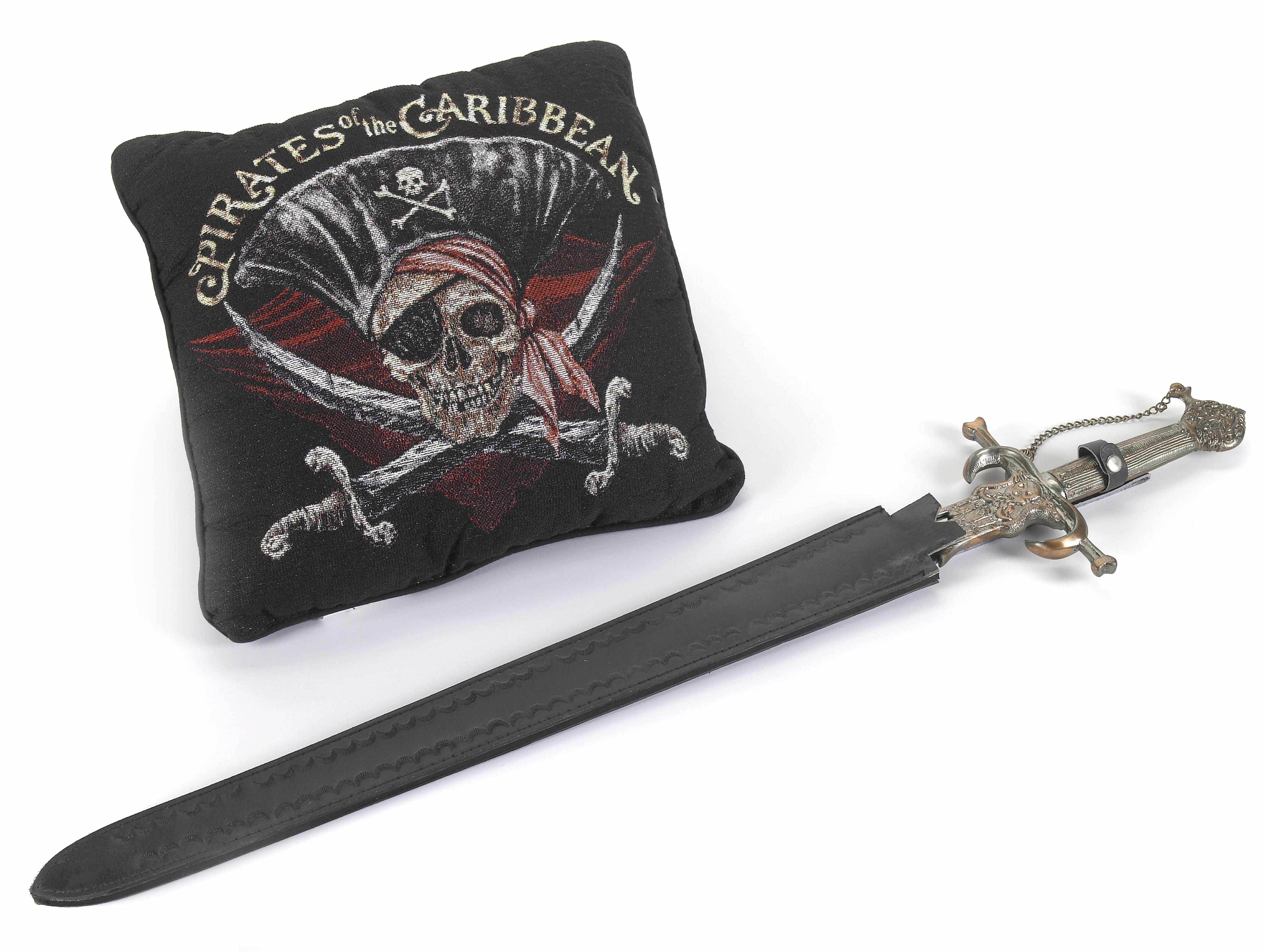 Appraisal: Pirates of the Caribbean prop sword A inch long silver