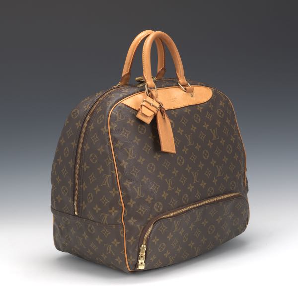 Appraisal: LOUIS VUITTON MONOGRAM EVASION BAG x x Monogram canvas body