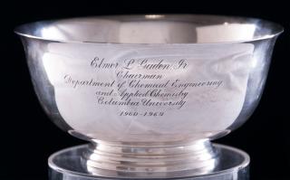 Appraisal: Tiffany Co Columbia University Sterling Bowl Trophy bowl marked to