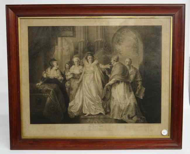 Appraisal: th c Shakespeare print Engraved by Robert Thew Sight ''