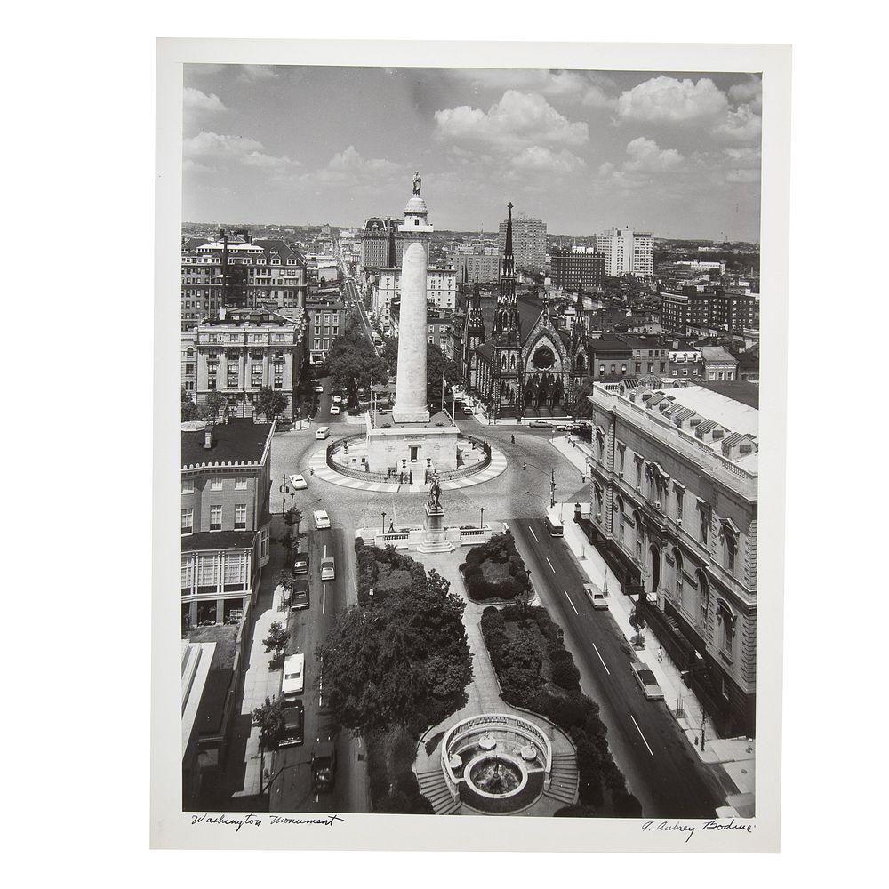 Appraisal: A Aubrey Bodine Washington Monument Photo American - Gelatin silver