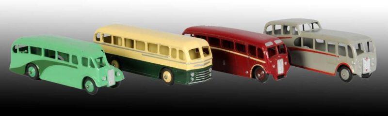 Appraisal: Lot of Dinky Toys Die-Cast Buses Description English Includes original