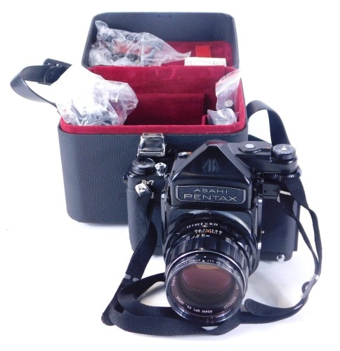 Appraisal: An Asahi Pentax x camera in fitted case with accessories