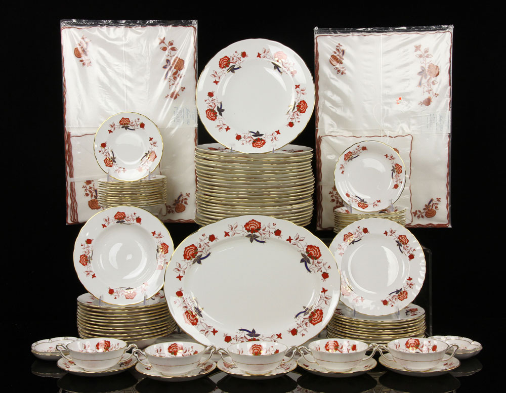 Appraisal: - Royal Crown Derby Dinner Service Royal Crown Derby dinner