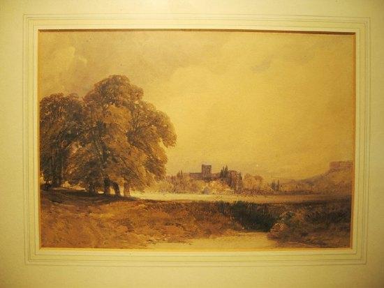 Appraisal: th Century English School Winchester Cathedral inscribed on reverse watercolour