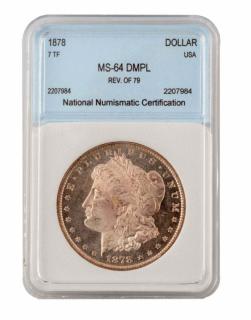 Appraisal: TF Rev of Morgan Silver Dollar NNC MS DMPL