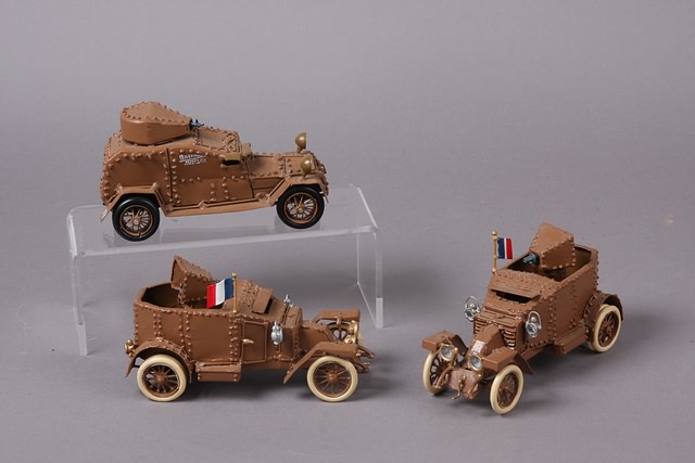 Appraisal: metal armored cars unknown manufacturer