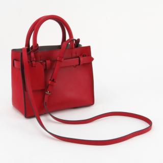 Appraisal: Reed Krakoff Red Leather Mini Tote Bag Gray interior with