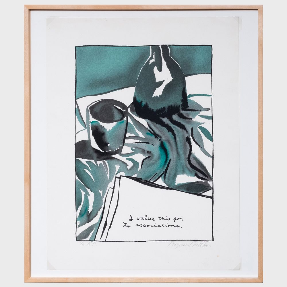 Appraisal: Raymond Pettibon b I Value This For Its Association Screenprint