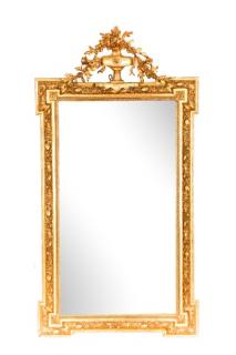 Appraisal: th Century Louis XVI Style Giltwood Wall Mirror French th