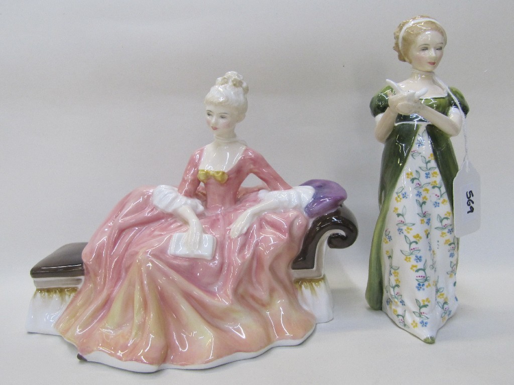 Appraisal: Two Doulton figures Reverie HN and Veneta HN