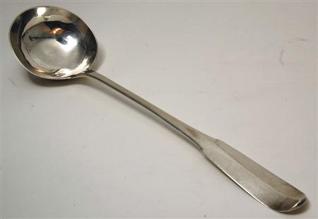 Appraisal: Unattributed - a Scottish provincial soup ladle PG marked P