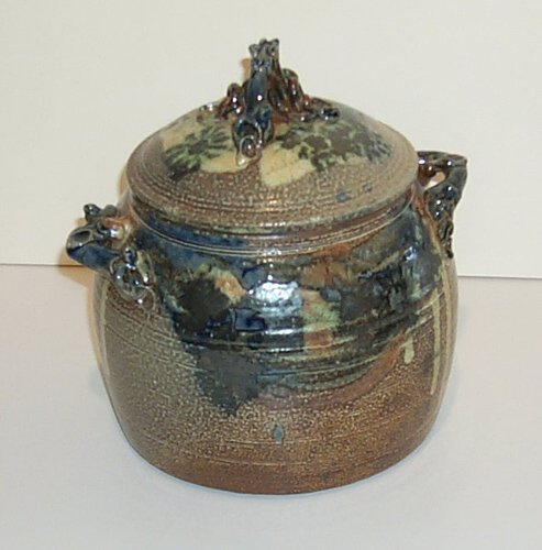 Appraisal: Ceramic Tureen with Cover Ceramic on Ceramic Korczynski Ron x