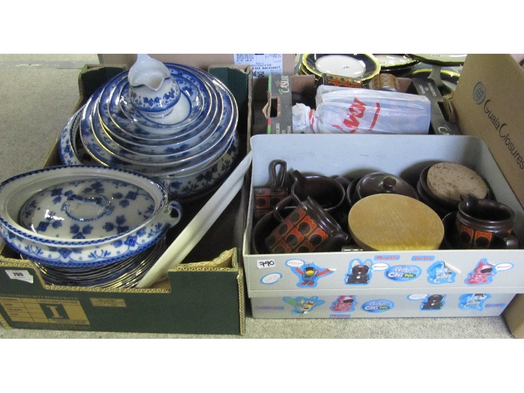 Appraisal: Lot comprising box of 'Belmont' dinnerwares and two boxes of