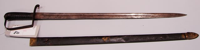 Appraisal: Lot consists of a early th century M US sword