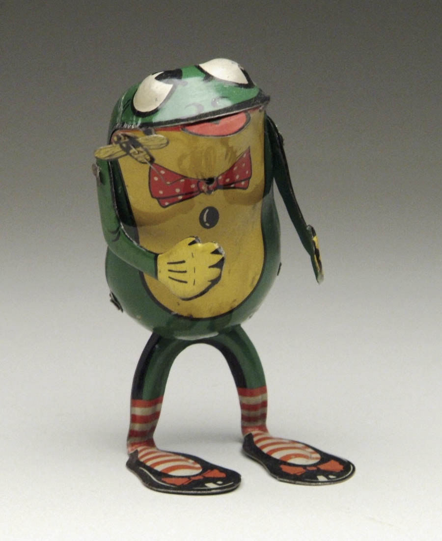 Appraisal: GERMAN FROG TIN WINDUP By CKO George Kellerman Scarce toy