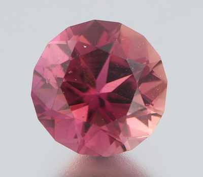 Appraisal: An Unmounted Rubellite Tourmaline Carat Round faceted cut mm diameter