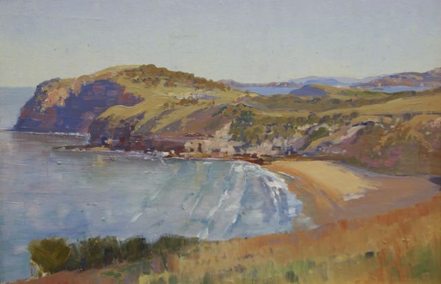 Appraisal: Attributed to Alan Grieve - Warriewood Beach Looking South oil