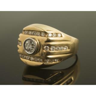 Appraisal: Diamond k Gold Ring k yellow gold ring containing ct