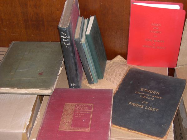 Appraisal: Large Group of Sheet Music and Bound Music Books for