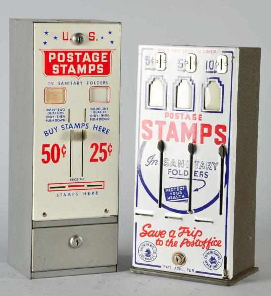 Appraisal: Lot of US Postage Stamp Machines Description Both are working