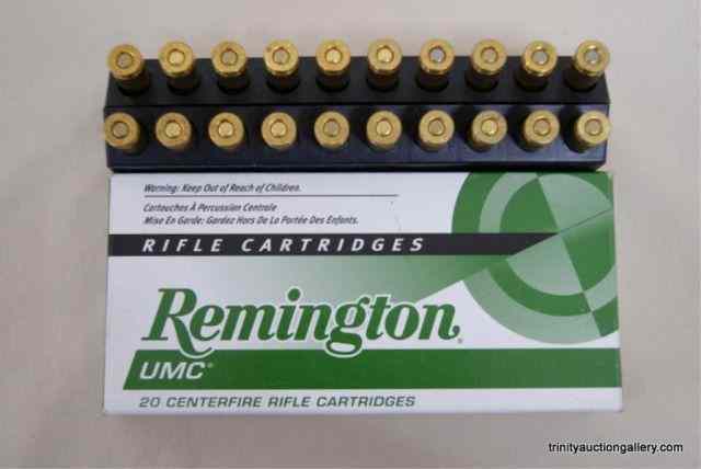 Appraisal: Remington UMC Rifle Cartridge AmmunitionFull box of Remington UMC caliber