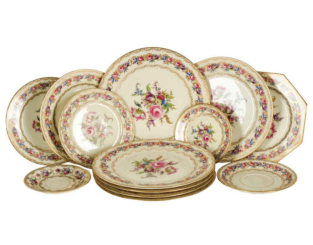 Appraisal: ROSENTHAL VIENNA PORCELAIN SERVICEwith factory marks comprising chargers dia two