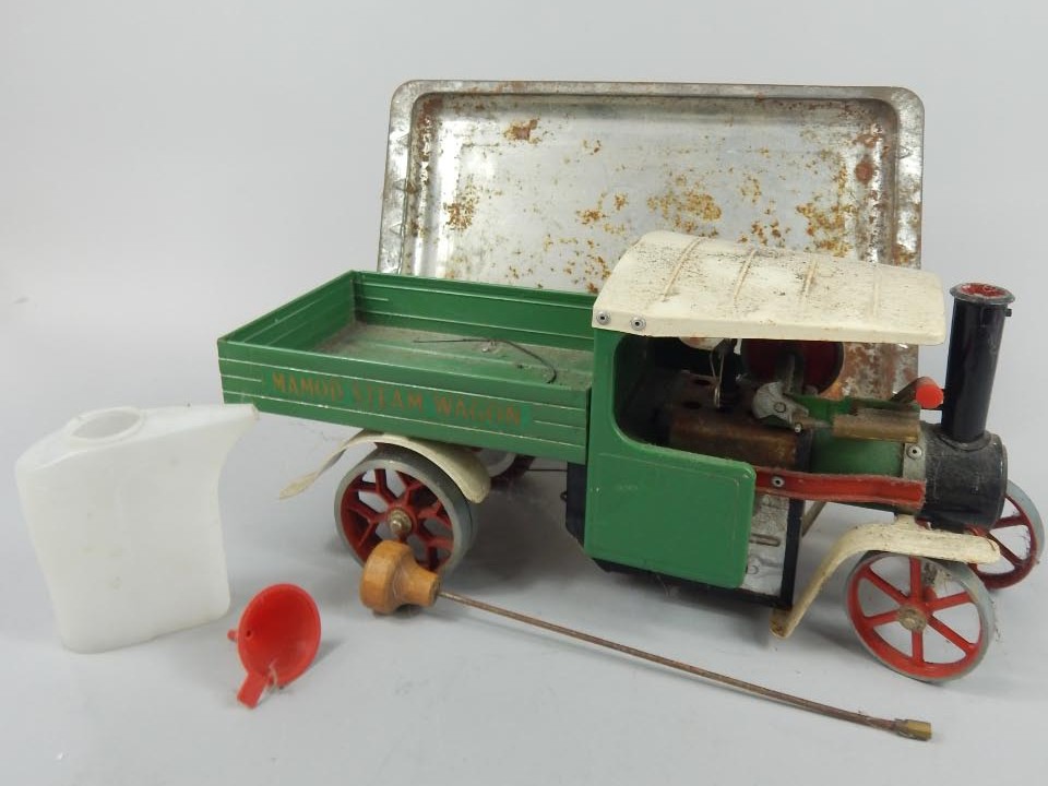 Appraisal: A Mamod steam wagon with green black and red livery